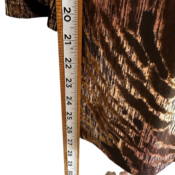 PERSEPTION WOMEN ANIMAL PRINT PULLOVER TOP BLOUSE SZ 3X - Picture 6 of 9